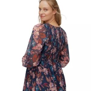 Longsleeve Bohemian Maxi Dress | Motherhood Maternity